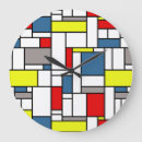 Search for mondrian clocks Artistic