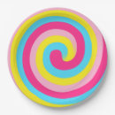Search for rainbow swirl plates Birthday