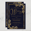 Search for glamorous wedding invitations Gold