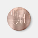 Search for pink rose magnets Brushed metal