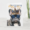 Search for french birthday cards Dog lover