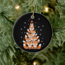 Search for foxes christmas tree decorations Winter