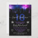 Search for purple marble invitations Glitter