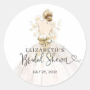 Search for white gown stickers Bride to be