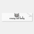 Search for crazy cat lady bumper stickers Humour