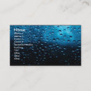 Search for raindrop business cards Blue