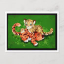 Search for baby tiger cub postcards Cute