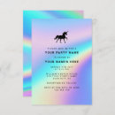Search for holographic invitations Rainbow