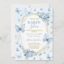 Search for blue butterfly quinceanera invitations Mis quince