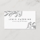 Search for olive branch business cards Black and white
