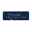 Search for nebula return address labels Blue
