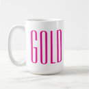 Search for neon pink mugs Typography