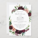 Search for pink floral bridal shower invitations Rustic