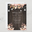 Search for string lights birthday invitations Mason jar