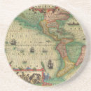 Search for old world maps coasters Cartography