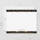 Search for art nouveau personal stationery Thank you