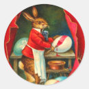 Search for retro easter stickers Rabbit
