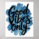 Search for happy vibes posters Typography