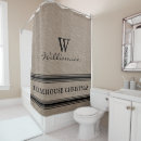 Search for ticking stripe shower curtains Rustic
