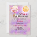 Search for two the moon birthday invitations Girl