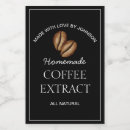 Search for coffee labels Homemade