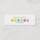 Search for dog paw print business cards Dogs