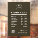 Search for opening a restaurant Opening times window