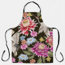 Search for crane flower aprons Pattern