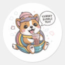 Search for kawaii dog stickers Chibi