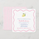 Search for summer bridal shower invitations Lemon