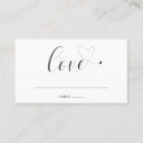 Search for heart shaped wedding place cards Bride