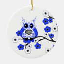 Search for white owl christmas tree decorations Owls