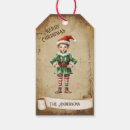 Search for elf gift tags Vintage