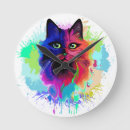 Search for psychedelic posters clocks cat