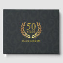 Search for 50th anniversary wedding guest books Modern