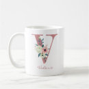 Search for initial v mugs Monogrammed