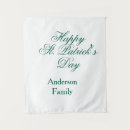 Search for patrick day art Green shamrock
