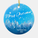 Search for crystal blue christmas tree decorations Snow