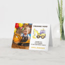 Search for construction birthday thank you cards Close the road