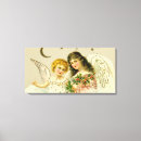 Search for moon and stars canvas prints Vintage