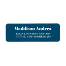 Search for elegant chic return address labels Basic
