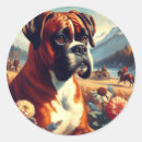 Search for boxer dog stickers Retro