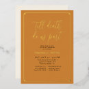 Search for couples bridal shower invitations Gold