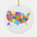 Search for usa map christmas tree decorations Maps
