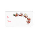 Search for caribou return address labels Reindeer