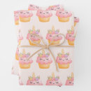 Search for pink unicorn wrapping paper Watercolor