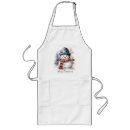 Search for vintage snowman aprons Winter