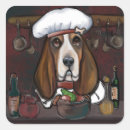 Search for hounds stickers Basset hound