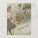 Search for vintage golf postcards Women