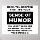 Search for sense posters Sense of humour